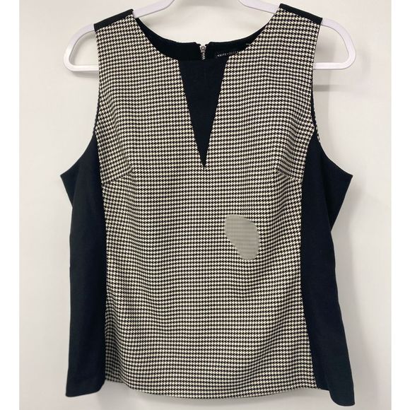 White House Black Market Tops - White House Black Market Gingham Sleeveless Top